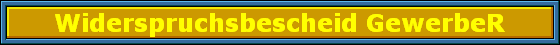 Widerspruchsbescheid GewerbeR